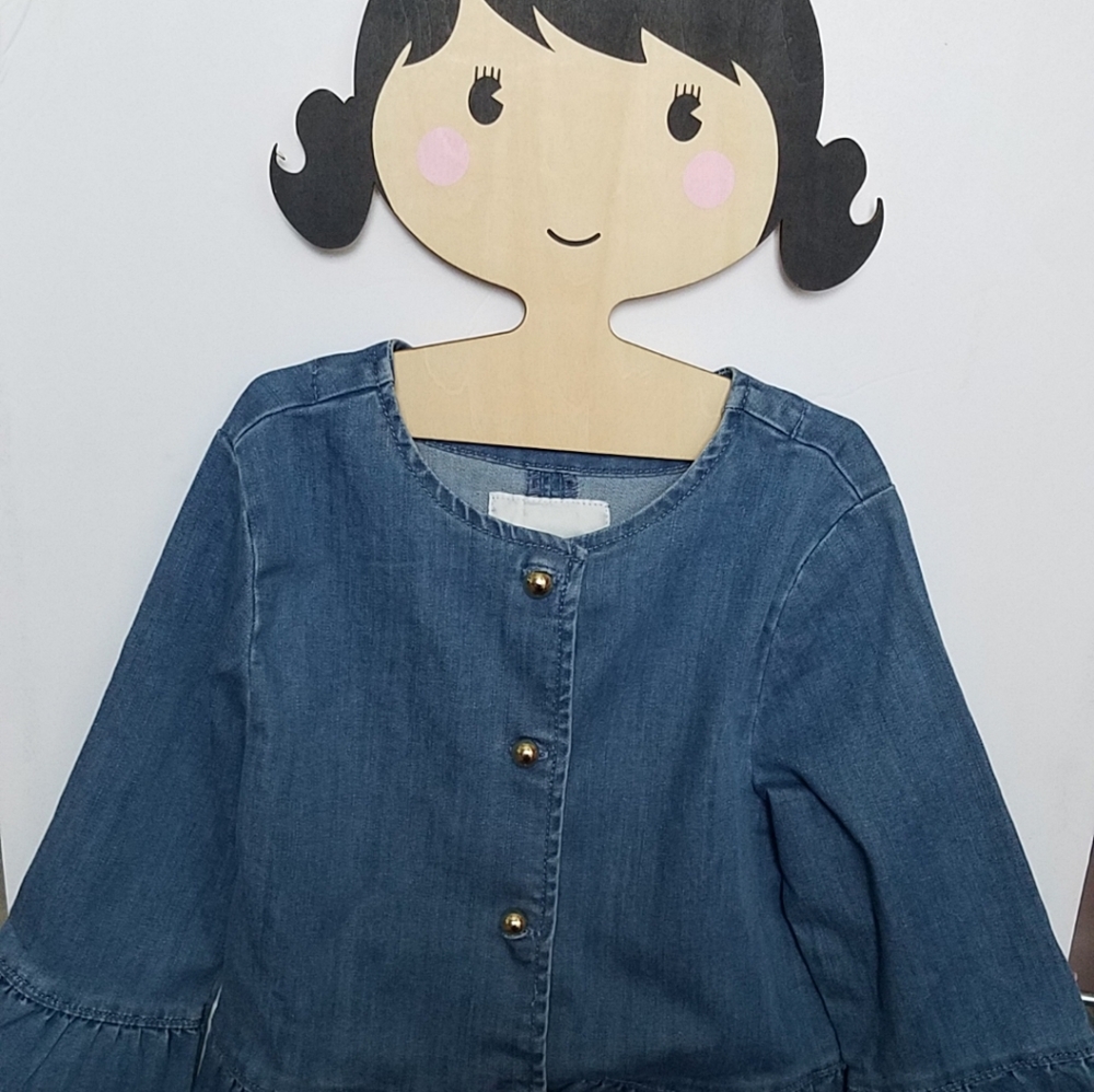 Janie and Jack DenimPeplum Jacket